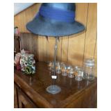 Vintage Hat & Metal Display