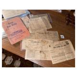 Vintage War Ration Stamp Books