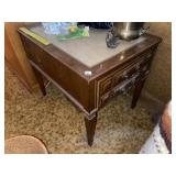 Granite Top Lamp Table