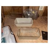 Vintage Refrigerator & Mismatched Lids