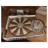 Vintage Dewdrop Television Snack Set