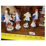 (4) Vintage Occupied Japan Porcelain Figurines