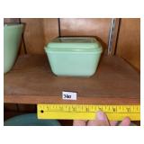 Vintage Jadeite Refrigerator Dish & Lid