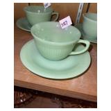 Vintage Jadeite Cup & Saucer