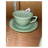 Vintage Jadeite Cup & Saucer