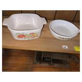 (3) Corning Spice of Life Casserole Dish
