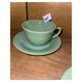 Vintage Jadeite Cup & Saucer
