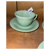 Vintage Jadeite Cup & Saucer