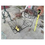 Metal Plant Basket & Stand