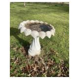 Concrete Bird Bath & Pedestal
