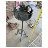 Vintage Metal Plant Stand (Green)