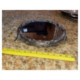 Nice Ornate Footed Pedestal Mirror