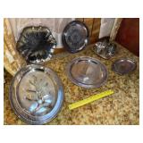 Silver Plated Meat Tray + Serving Trays in  Grp