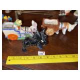 (3) Vintage Occupied Japan Donkey/Carts