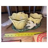 Vintage McCoy Double Bird Planter