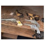 (2) Vintage Cap Guns (2 with missing grips)