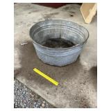 Vintage Galvanized Wash Tub