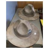 (2) Vintage Military Campaign Hats