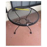Wrought Iron Meadow Craft Drink Table (Round)