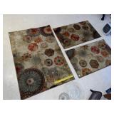 3 Pc Kitchen Rug Set