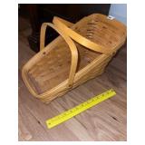 Longaberger Sleigh Veggie Basket