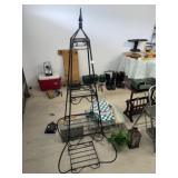 Wrought Iron Plant Stand / Shelf Unit