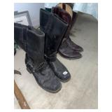 (2) Prs of Leather Boots (10.5)