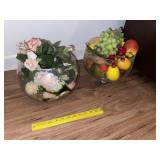(2) Crystal Center Piece Arrangements