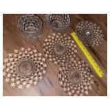 Large Fostoria Bowl ~ Sandwich Plates & Bowls (7)