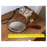 Vintage Wood Dressing Mirror ~ Camera & Trinket Bo