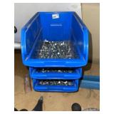 Bolt & Nuts + Blue Bins & 1/2' Deep Sockets