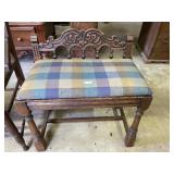 Vintage Carved Stool
