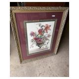 Large Gold Framed Decorator Picture
