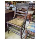 Vintage Walnut Side Desk Chair