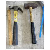 3 LB Shop Hammer + Claw Hammer