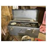 Craftsman Tool Box & Misc on Bench & Wall
