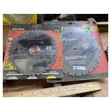 (2) New Carbide Tip Saw Blades + Misc Blades