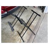 (2) Keyboard Stands + Microphone Staned