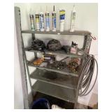 Metal Shelf ~ Caulk ~ Degreaser & Misc Supplies