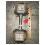 25 Lb Dumbell Weight