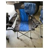 Blue Folding Arm Chair & Tote Bag
