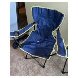 Canvas Folding Arm Camp Chair & Tote