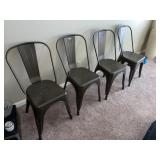 Set of Metal Chairs (Indoor/Outdoor ~ Like New)
