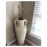 Large Plaster Decorator Floor Vase