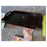 Wood Serving Tray & Revere S.Plate Bowl