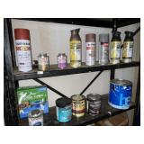 Paint & Drywall Tools + Supplies in Shelves