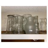 Glass Vases in Grp