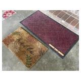 (2) Entrance Rugs