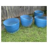 (4) Plant Tubs