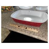 Large Red Casserole Dish